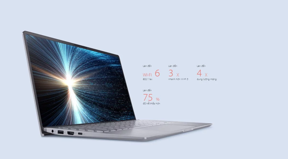 Asus ZenBook 14 được trang bị wifi 6 mới nhất