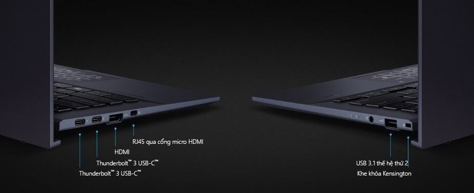 Cổng kết nối Asus ExpertBook B9450