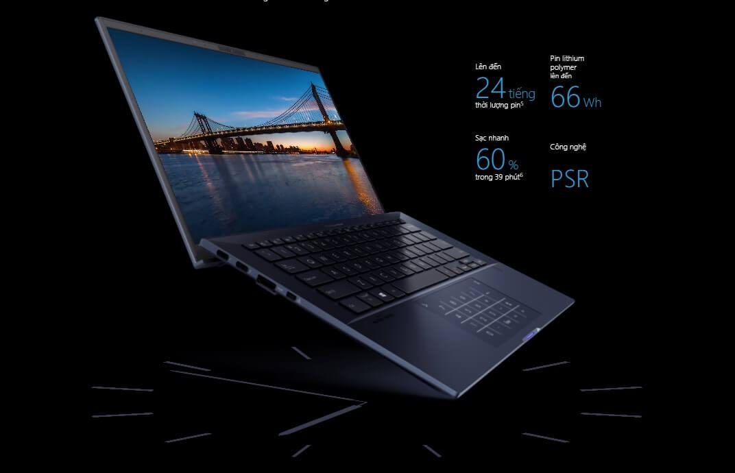Thời lượng Pin của Asus ExpertBook B9450
