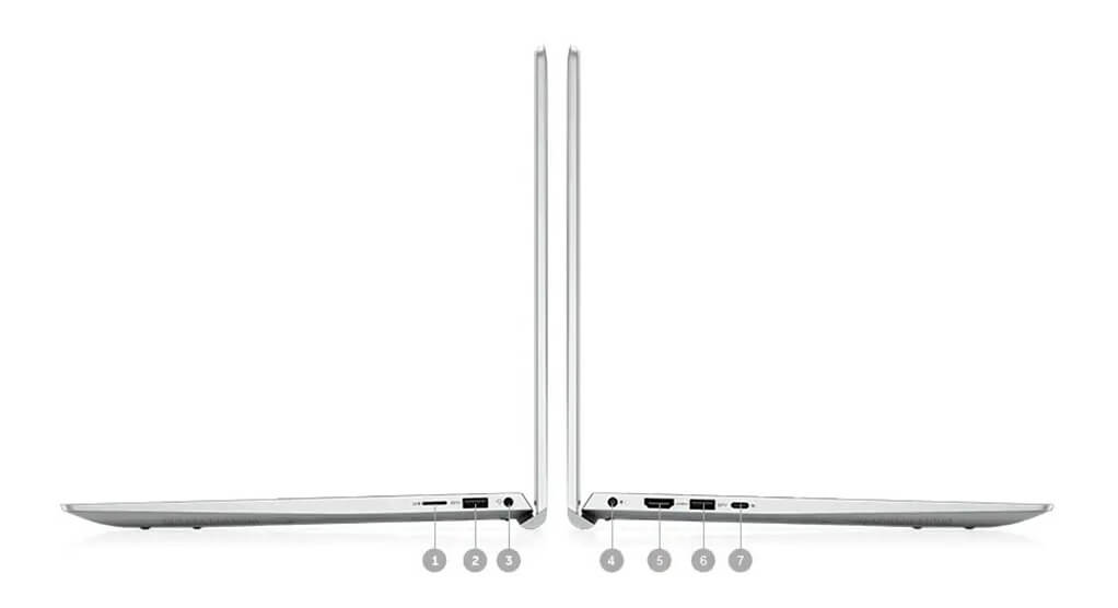 Dell Inspiron 5402 được trang bị đầy đủ các cổng kết nối