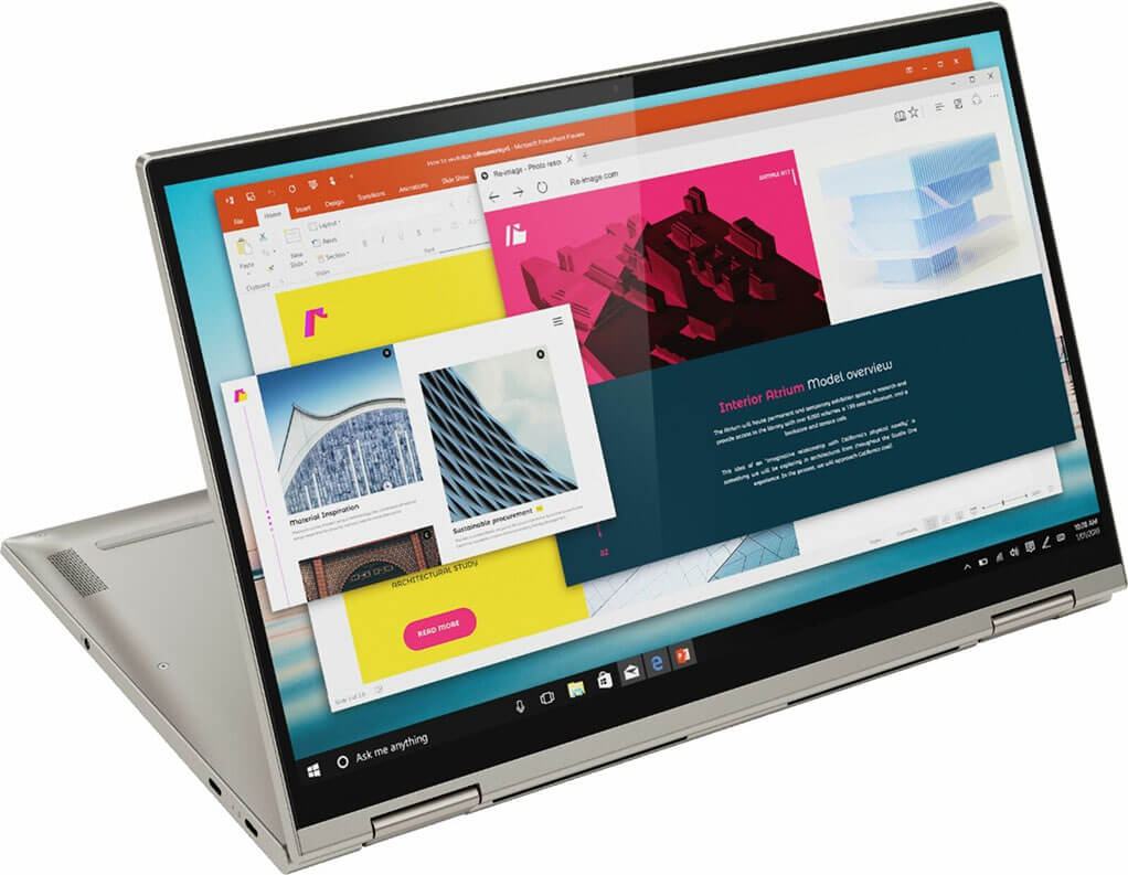 Màn hình cảm ứng sắc nét của Lenovo Yoga C740