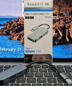 Adapter Type C 3-in-1