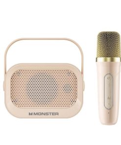 Loa Karaoke Bluetooth Gk600 Hãng Monster, 2 Mic Không Dây
