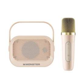 Loa Karaoke Bluetooth Gk600 Hãng Monster, 2 Mic Không Dây