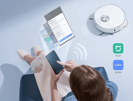 Robot Hút Bụi Lau Nhà Tự Giặt Giẻ Xiaomi Lydsto W2 Quốc Tế - Ảnh 5