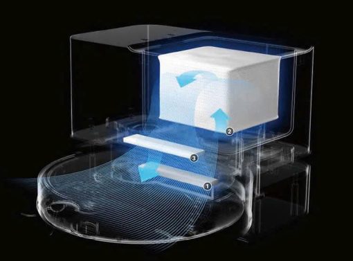 Robot hút bụi, lau nhà XIAOMI Viomi Alpha 2 Pro, tự đổ rác, bản quốc tế - Ảnh 9