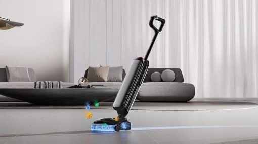 Cận cảnh dung tích bình chứa nước sạch 0.8L và bình nước bẩn 0.7L của Hút bụi Tineco S9 Gen 2, minh họa sự tiện lợi khi sử dụng.