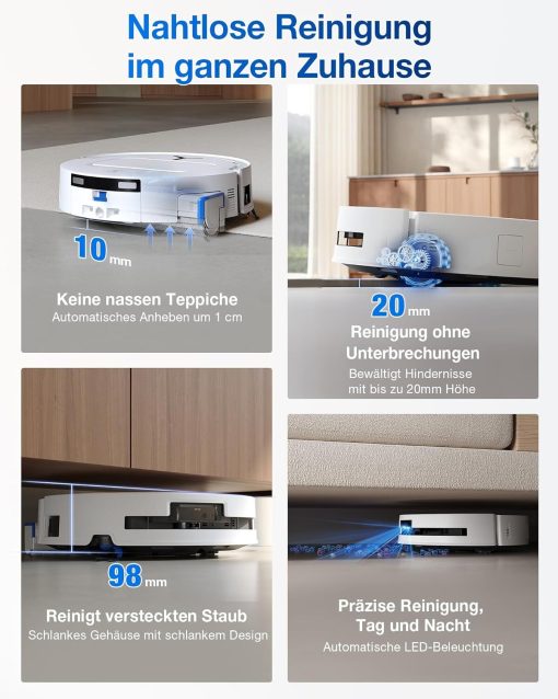 Robot hút bụi lau nhà Ecovacs Deebot T80 Omni - Ảnh 11