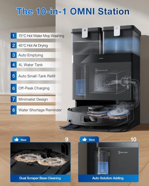 Robot Hút Bụi Lau Nhà Ecovacs Deebot T30C 2026 - Ảnh 8
