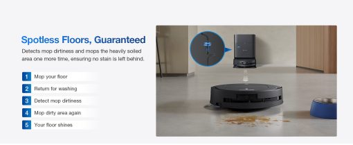 Robot hút bụi lau nhà Ecovacs Deebot T80 Omni - Ảnh 21