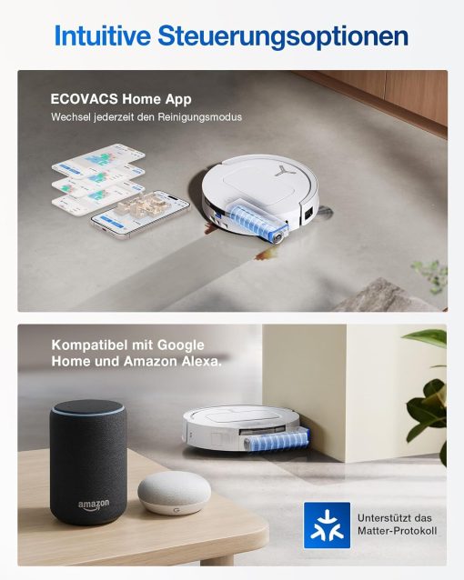 Robot hút bụi lau nhà Ecovacs Deebot T80 Omni - Ảnh 6