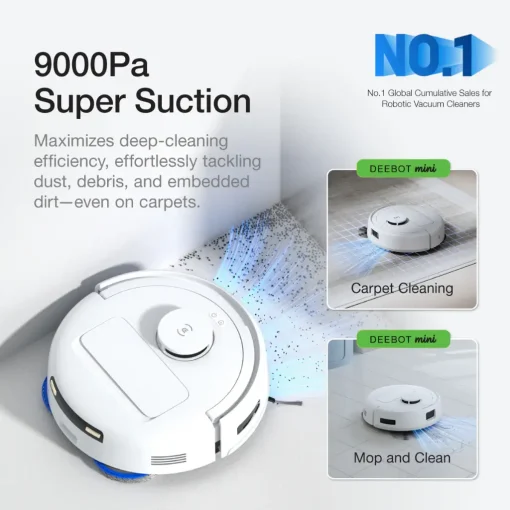 Robot hút bụi Ecovacs Deebot MINI - Ảnh 9