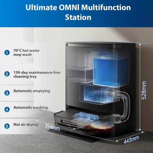 Robot hút bụi Ecovacs Deebot X5 PRO OMNI - Ảnh 13