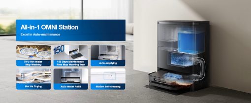 Robot hút bụi Ecovacs Deebot X5 PRO OMNI - Ảnh 21