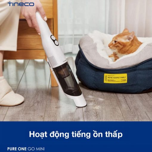 Máy Hút Bụi Cầm Tay Tineco GO Mini với thiết kế nhỏ gọn, dễ dàng cầm nắm và sử dụng hiệu quả.