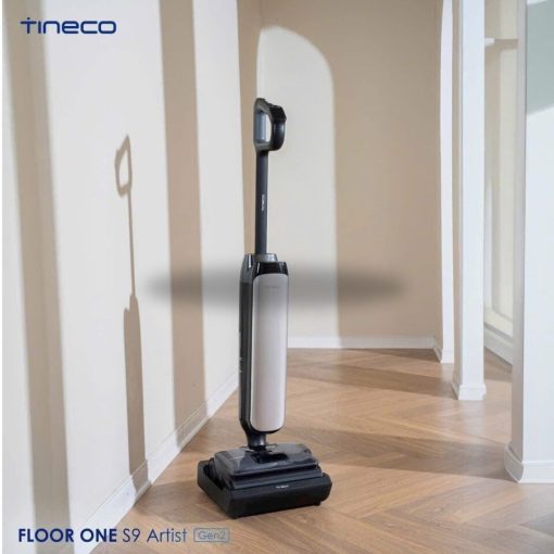 Hình ảnh một gia đình đang tận hưởng không gian sống sạch sẽ nhờ Máy Hút Bụi Lau Sàn Tineco S9 Gen 2, minh họa sự tiện ích.